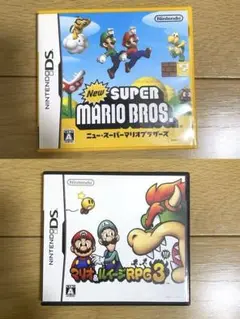 【動作確認済】ニュースーパーマリオブラザーズ マリオ&ルイージRPG DSソフト