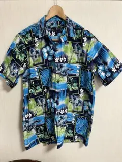 美品　MAX BOトロピカル柄 半袖アロハシャツ S