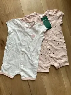 H&M オーガニックコットンロンパース 70