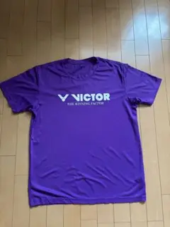 VICTOR パープルシャツ THE WINNING FACTOR