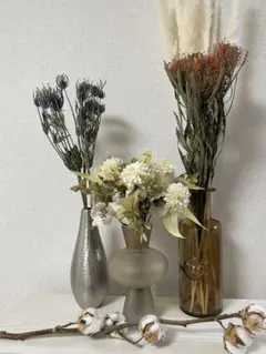 ウェルカムスペース 造花・花瓶セット 送料込み