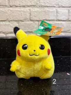 初期 初代　ピカチュウ ぬいぐるみ レア トミー　②