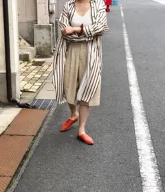 フィーニー/PHEENY/ストライプロングシャツ