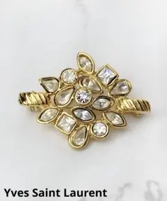 【希少】 Yves Saint Laurent イヴサンローラン ブローチ 豪華