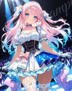b493 美少女 かわいい イラスト 下着 コスプレ セクシー A4ポスター