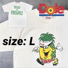 00s dole パイナップル キャラ 両面プリント Tシャツ ハワイ