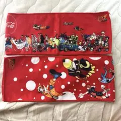 少年ジャンプ 50周年 コカコーラコラボ　タオル 2枚