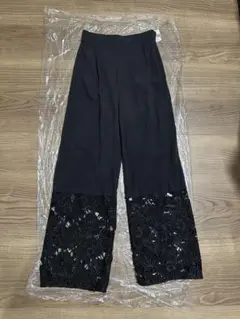 RANDA レースワイドパンツ