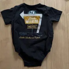 ロンパース Little Weekend 60〜70cm ブラック