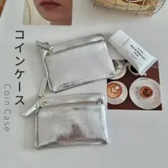 財布 シルバー レディース 小銭入れ コインケース ポーチ オシャレ 小物入れ