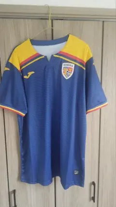 2025年ルーマニア代表アウェイサッカーユニフォームサイズ2XL