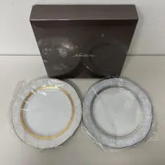 ●★【未使用】ノリタケ ハンプシャー ゴールド&プラチナ アクセントプレート