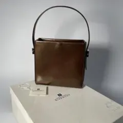 美品 ジバンシー GIVENCHY エナメル ハンドバッグ 箱付き