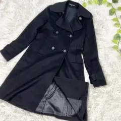 theory カシミヤ ロングコート ダブル Mサイズ Aライン 2way