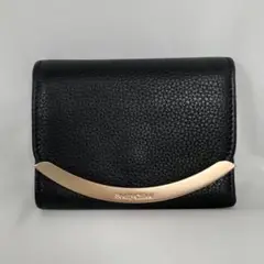 未使用に近い SEE BY CHLOE シーバイクロエ 三つ折り財布 レザー