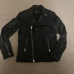ALLSAINTS ブラック ダブルライダースジャケット