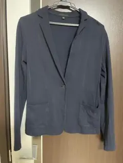 used:ネイビー ソフトジャージージャケット