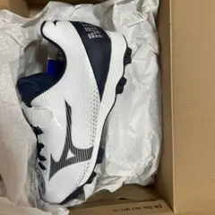 Mizuno WIDE スパイク ホワイト/ネイビー