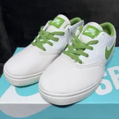 Nike SB PS ホワイト/グリーン Check Canvas キャンバス