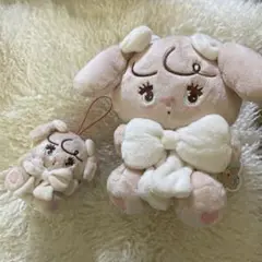 mikko characters抱きしめおリボンマスコット　ぬいぐるみ　ナッツ