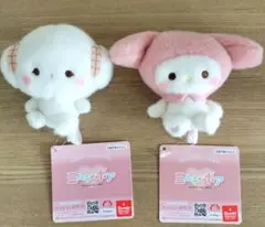 こぎみゅん　マイメロディ ミルキーボア マスコット　サンリオ　ぬいぐるみ