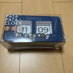 スヌーピーパタパタクロック　ネイビー　時計　新品未使用