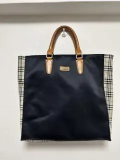 【BURBERRY】ノバチェック柄 トートバッグ