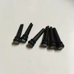 アコースティックギター用ブリッジピン エボニー アバロンポイント