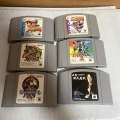 まとめ売り NINTENDO64 ゲームソフト 6点 マリオカート スマブラ