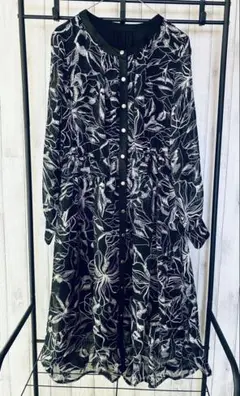 ALLUMETTE シフォンワンピース シアーワンピース ワンピース
