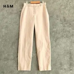 美品✨️Ｈ＆М　楽パンツ　ベージュ　スラックス　カジュアル　ウエストゴム　M