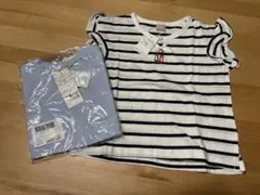 petit main 半袖 Tシャツ プティプラ AラインTシャツ 110 2枚