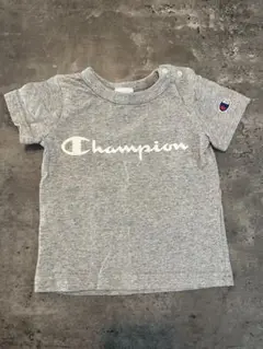 【バースデー】Champion グレー Tシャツ 80