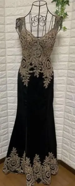 ジャンマクレーン　ロングドレス　M