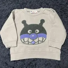 バイキンマン サガラ刺繍 トレーナー 100cm