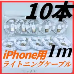 iPhone ライトニングケーブル　1m タイプA 10本