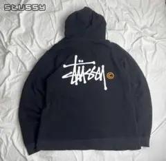 stussy ステューシー　プルオーバーパーカー　ブラック