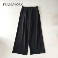 フレームワーク 撥水強撚ポリエステルラップワイドパンツ　40 FRAMeWORK
