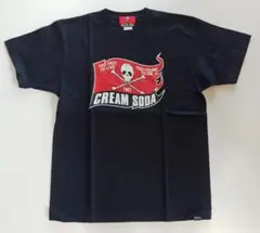 【新品】Cream Soda クリームソーダ スカルフラッグ Tシャツ (XL)