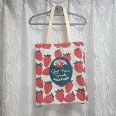 いちごトートバッグ 苺 A4 可愛い