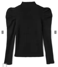grl グレイル パワショルハイネックリブニットトップス rut377 S 黒