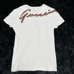 グッチ　Tシャツ バックプリント　XS 白