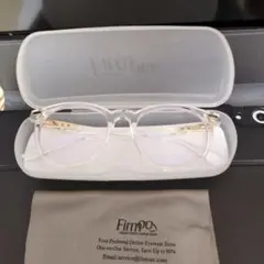 Firmoo クリアフレーム 眼鏡ブルーライト対策