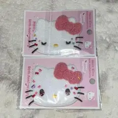 ハローキティ ワッペン 2点セット