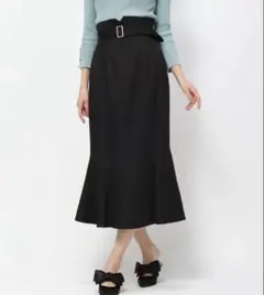 MISCHMASCH ミッシュマッシュ　ブラック　マーメイドスカート　ロング