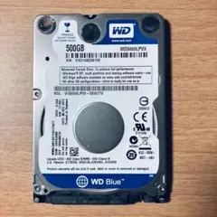 薄型 500GB WD製 使用時間少なめ