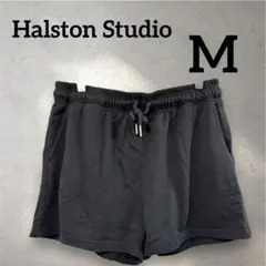Halston Studio 【M】ブラック ショートパンツ ドローコード