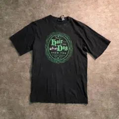 【ヴィンテージ】インポート フロントプリントTシャツ 古着usedTSM4 黒