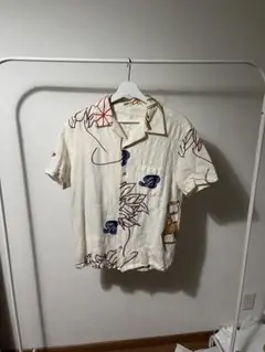 KHOKI コッキ 22ss B Shirt 開襟シャツ 刺繍 size 1