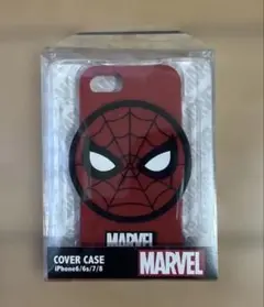 スパイダーマンiPhoneケース☆6/6s/7/8対応スマホケースMARVEL
